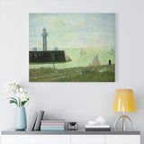 End of the Jetty, Honfleur - Georges Seurat Canvas