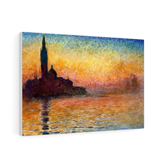 San Giorgio Maggiore At Dusk - Claude Monet Canvas