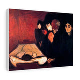 By the Deathbed (Fever) - Edvard Munch Canvas
