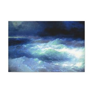 Between the waves - Ivan Aivazovsky Canvas Wall Art