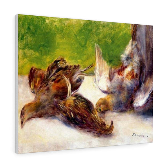 Three Partridges - Pierre-Auguste Renoir Canvas