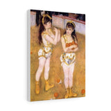 Acrobats at the Cirque Fernando (Francisca and Angelina Wartenberg) - Pierre-Auguste Renoir Canvas