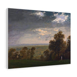 Landscape, Possibly the Isle of Wight or Richmond Hill - John Martin Canvas