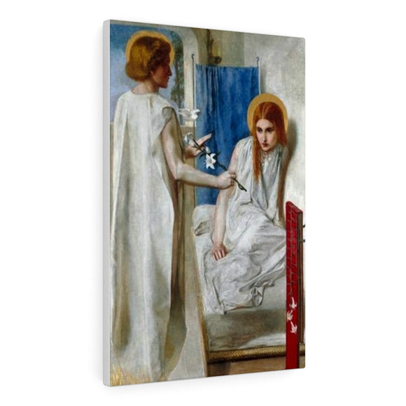 The Annunciation - Dante Gabriel Rossetti Canvas