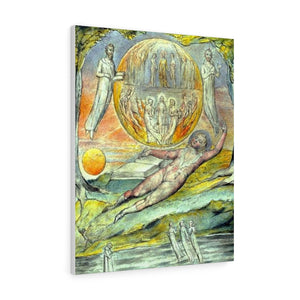 The Youthful Poet`s Dream - William Blake Canvas