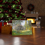 The Parc Monceau Paris - Claude Monet Canvas