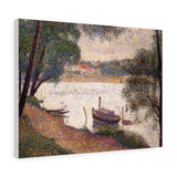 The Seine at La Grande Jatte in the Spring - Georges Seurat Canvas