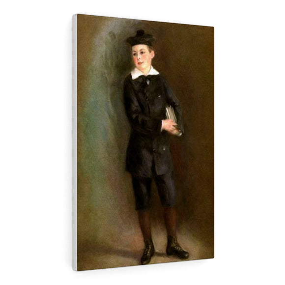 The Little School Boy - Pierre-Auguste Renoir Canvas