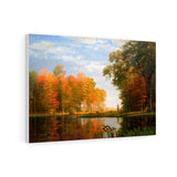 Autumn Woods - Albert Bierstadt Canvas