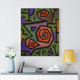 Heroic Roses - Paul Klee Canvas
