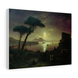 The Bay of Naples at moonlight night - Ivan Aivazovsky