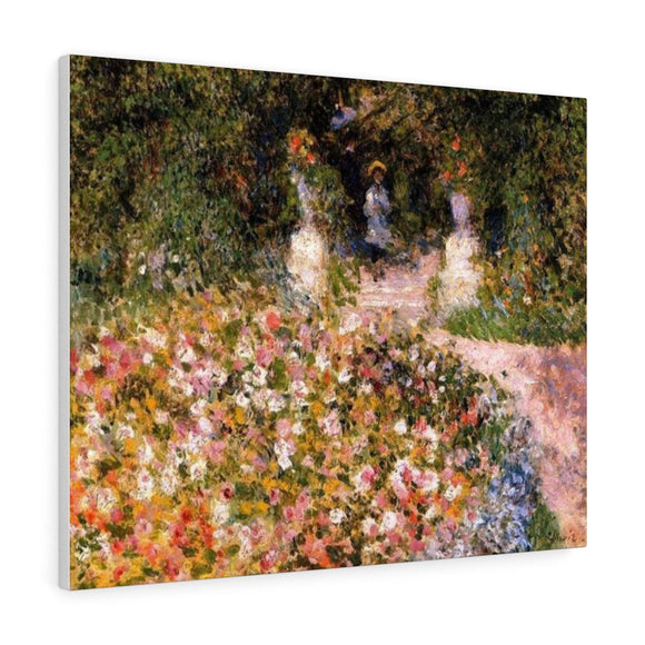 The Garden - Pierre-Auguste Renoir Canvas
