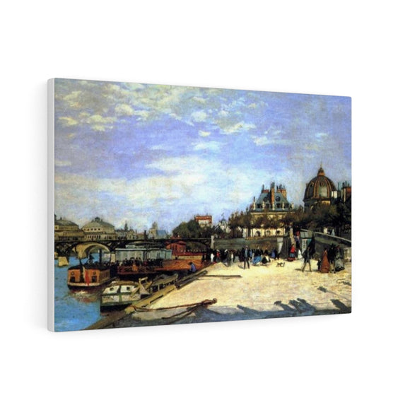 The Pont des Arts and the Institut de France - Pierre-Auguste Renoir Canvas