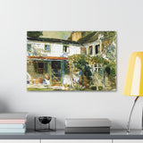Back of the Old House - Childe Hassam Canvas Wall Art
