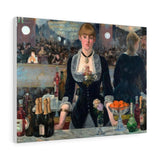 A Bar at the Folies-Bergere - Edouard Manet Canvas
