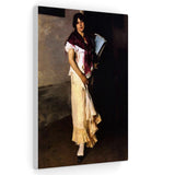 Italian Girl with Fan (A Venetian woman) - John Singer Sargent Canvas