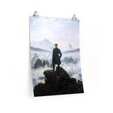 The Wanderer Above the Sea of Fog - Caspar David Friedrich Poster