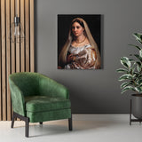 The Veiled Woman, or La Donna Velata - Raphael Canvas
