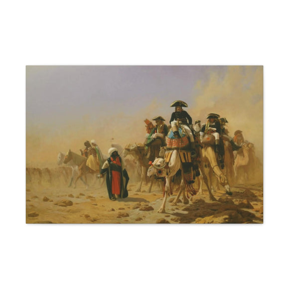 Napoleon and His General Staff - Jean-Leon Gerome Canvas Wall Art