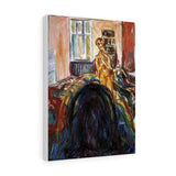 Self-Portrait During the Eye Disease I - Edvard Munch Canvas