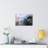 Manfred on the Jungfrau - John Martin Canvas