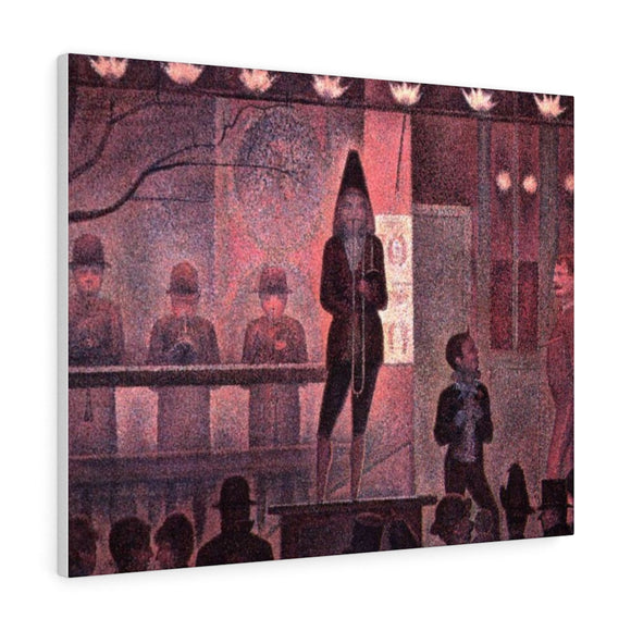 Circus Sideshow - Georges Seurat Canvas