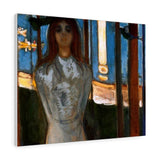 The Voice / Summer night - Edvard Munch Canvas