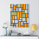 Composition with Grid 1 - Piet Mondrian Canvas
