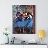 Dancers in blue - Edgar Degas Canvas