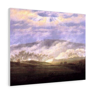 Fog in the Elbe Valley - Caspar David Friedrich Canvas