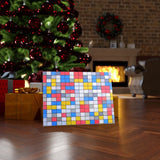 Grid Composition 9: Checkerboard Composition Bright Colors - Piet Mondrian Canvas