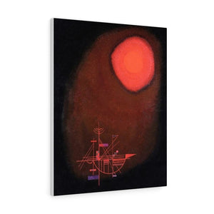 Red Sun and Ship - Wassily Kandinsky Canvas