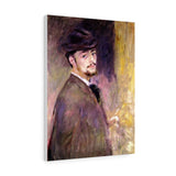 Self-Portrait at the Age of Thirty Five - Pierre-Auguste Renoir Canvas