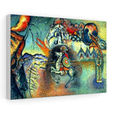 St. George and the dragon - Wassily Kandinsky Canvas