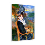 By the Seashore - Pierre-Auguste Renoir Canvas
