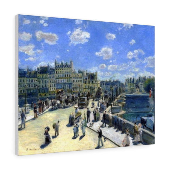 Pont Neuf - Pierre-Auguste Renoir Canvas