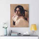 Italian girl - Franz Xaver Winterhalter Canvas