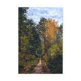 Wooded Path - Claude Monet Canvas Wall Art