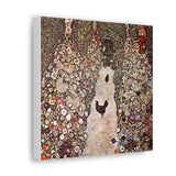 Garden with Roosters - Gustav Klimt Canvas Wall Art