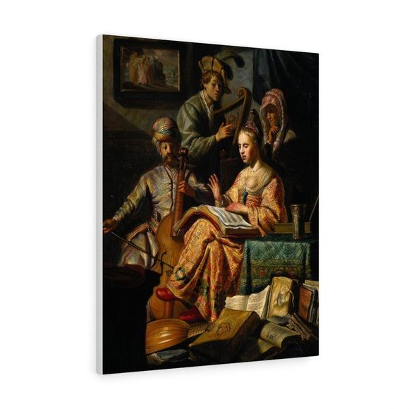 Musical Allegory - Rembrandt Canvas