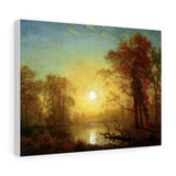 Sunrise - Albert Bierstadt Canvas