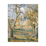 The Vegetable Garden - Camille Pissarro Canvas Wall Art