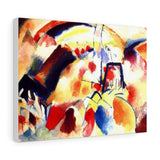 Landscape with red spots - Wassily Kandinsky Canvas
