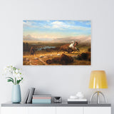 The Last of the Buffalo - Albert Bierstadt Canvas