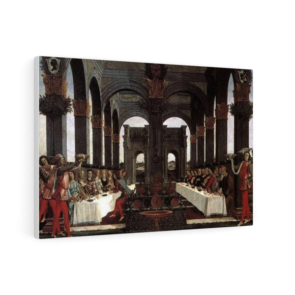 The Story of Nastagio degli Onesti - Sandro Botticelli Canvas