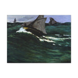 The Green Wave - Claude Monet Canvas Wall Art