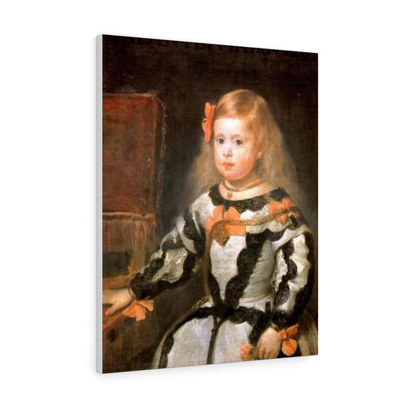Portrait of the Infanta Maria Marguerita - Diego Velazquez Canvas