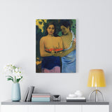 Two Tahitian Women - Paul Gauguin Canvas