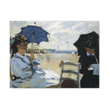 The Beach at Trouville - Claude Monet Canvas Wall Art