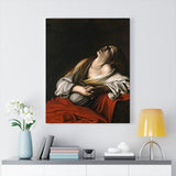 Mary Magdalen in Ecstasy - Caravaggio Canvas